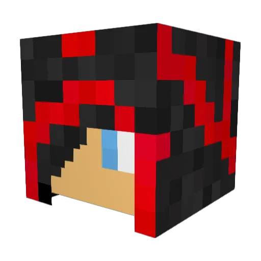 ryan_hilton01 Minecraft avatar head, 3D render