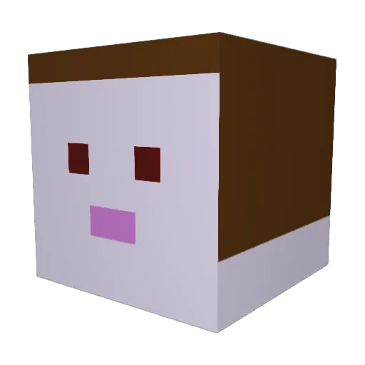 ryan_lefou Minecraft avatar head, 3D render