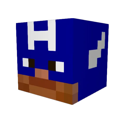 ryandersen13 Minecraft avatar head, 3D render