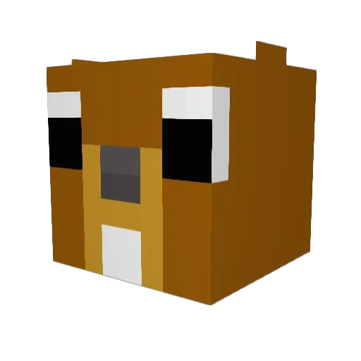 ryanharris98 Minecraft avatar head, 3D render