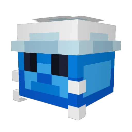 ryanhitt Minecraft avatar head, 3D render
