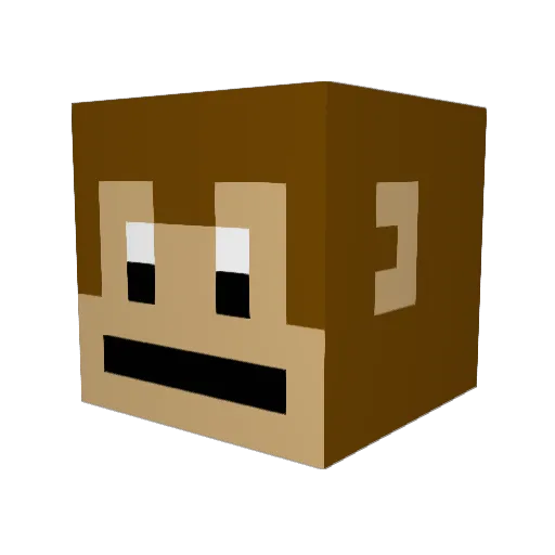 ryankemperryan Minecraft avatar head, 3D render