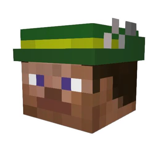 ryanlmao Minecraft avatar head, 3D render