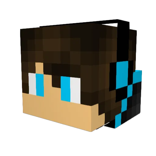 ryanmac_ Minecraft avatar head, 3D render