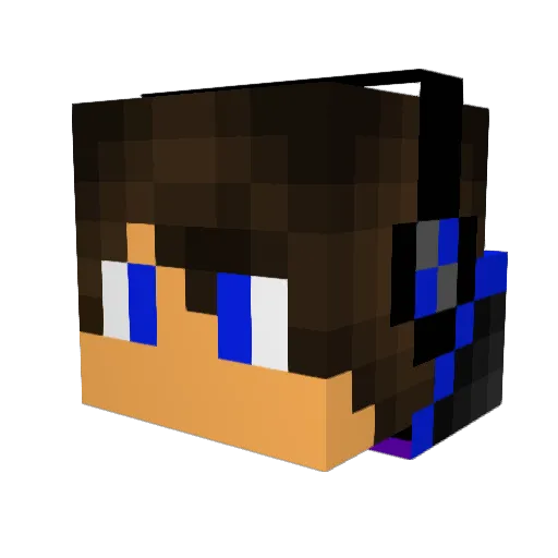 ryanthepinto Minecraft avatar head, 3D render