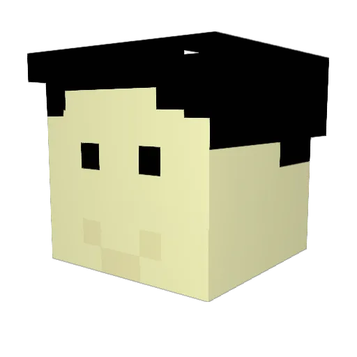 ryatk Minecraft avatar head, 3D render