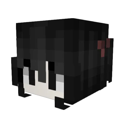 ryaw Minecraft avatar head, 3D render