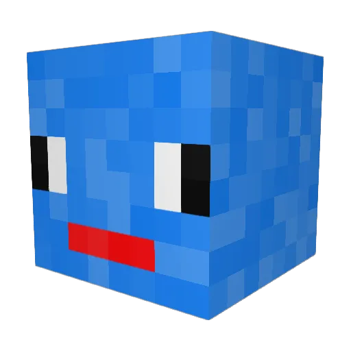 ryba_10 Minecraft avatar head, 3D render