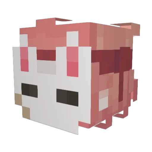 rybo125 Minecraft avatar head, 3D render