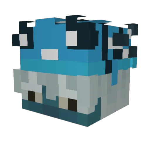 rybson2115 Minecraft avatar head, 3D render