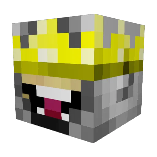 rycarr1806 Minecraft avatar head, 3D render