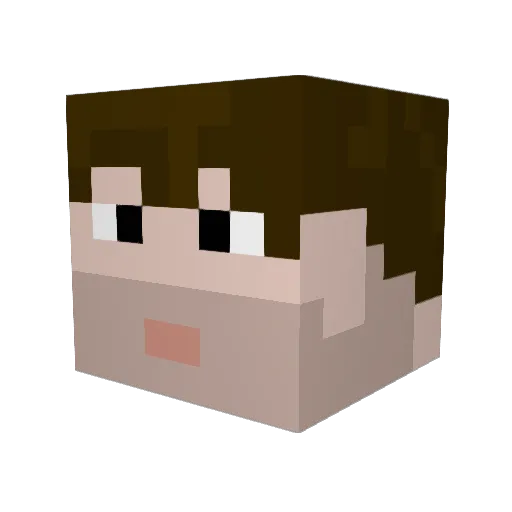ryderoo1012 Minecraft avatar head, 3D render