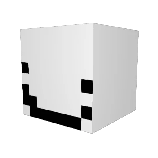 rydog8 Minecraft avatar head, 3D render