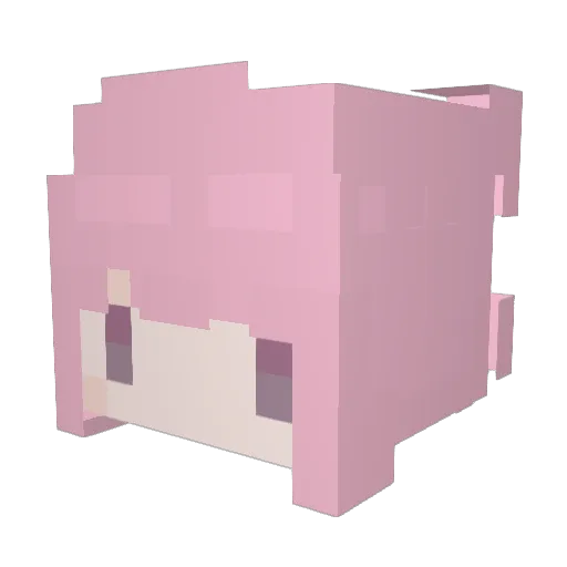 ryebread07 Minecraft avatar head, 3D render
