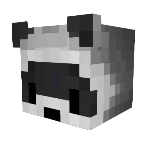 ryehaw Minecraft avatar head, 3D render