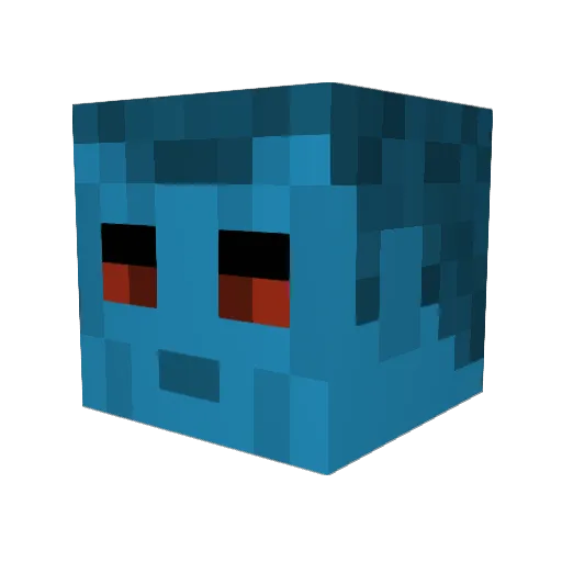 rykazard Minecraft avatar head, 3D render