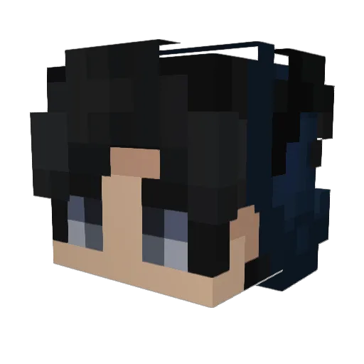 rylanidk Minecraft avatar head, 3D render