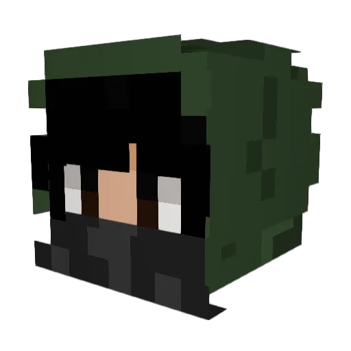 ryleemeagan Minecraft avatar head, 3D render