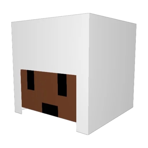 rylts Minecraft avatar head, 3D render
