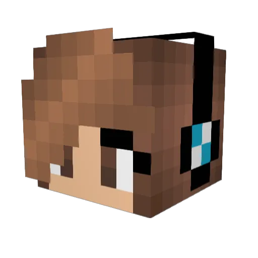 rymogen Minecraft avatar head, 3D render