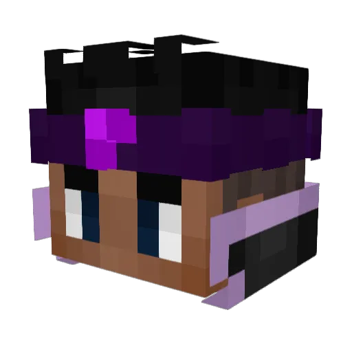 ryney Minecraft avatar head, 3D render