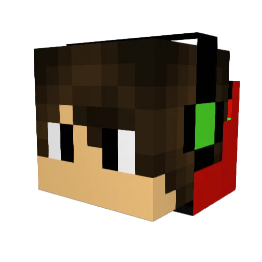 ryo_ta315 Minecraft avatar head, 3D render