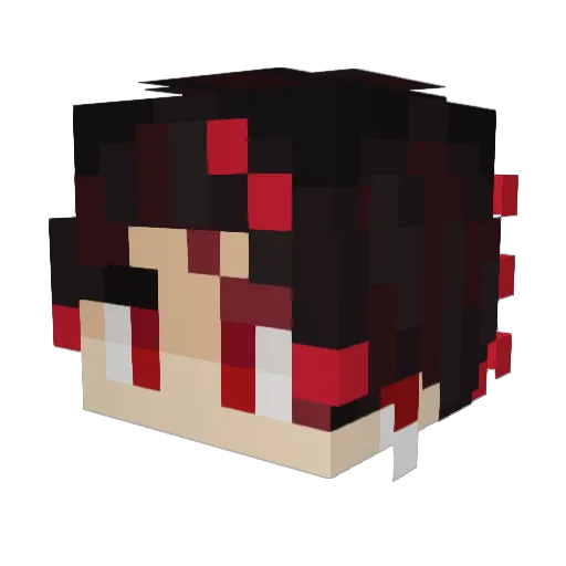 ryobinho Minecraft avatar head, 3D render