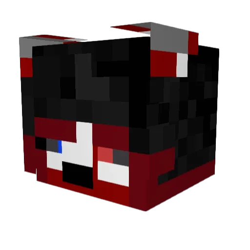 ryohollowfang Minecraft avatar head, 3D render