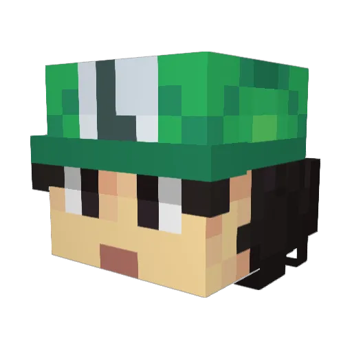 ryoki__ Minecraft avatar head, 3D render