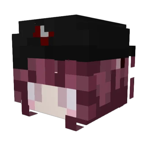 ryokos13 Minecraft avatar head, 3D render