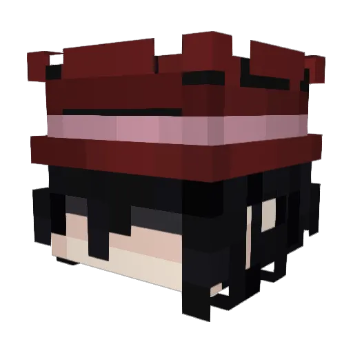 ryomenjix Minecraft avatar head, 3D render