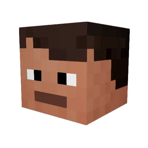 ryoryo86 Minecraft avatar head, 3D render