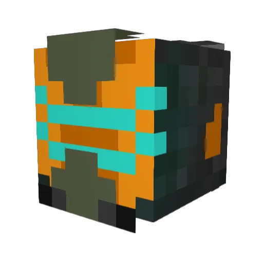 ryosekine Minecraft avatar head, 3D render