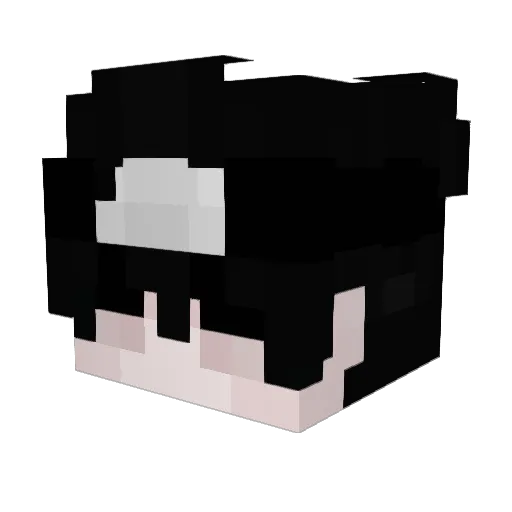 ryoumain Minecraft avatar head, 3D render