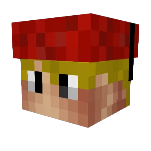 ryperno Minecraft avatar head, 3D render