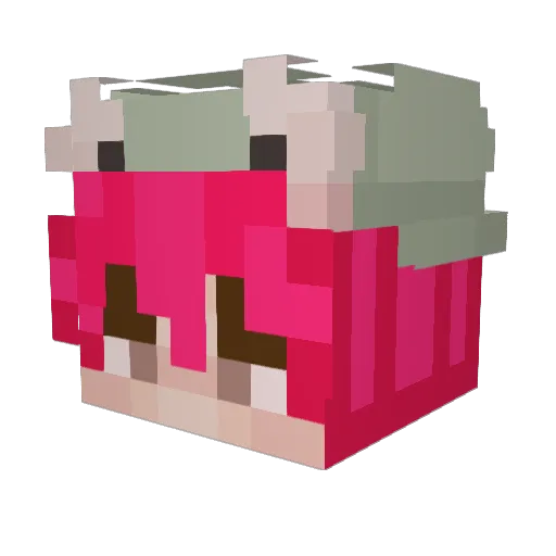 ryry70 Minecraft avatar head, 3D render