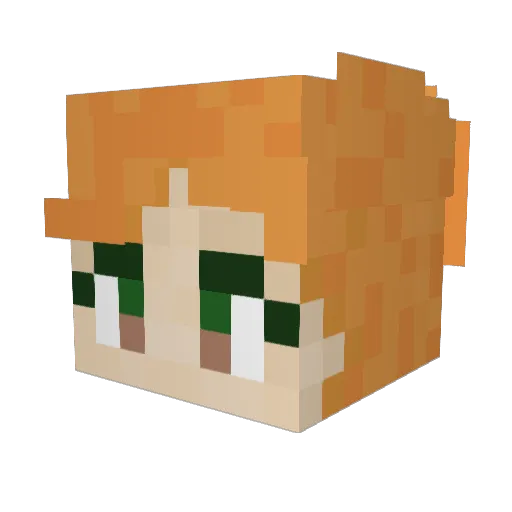 rysk0713 Minecraft avatar head, 3D render