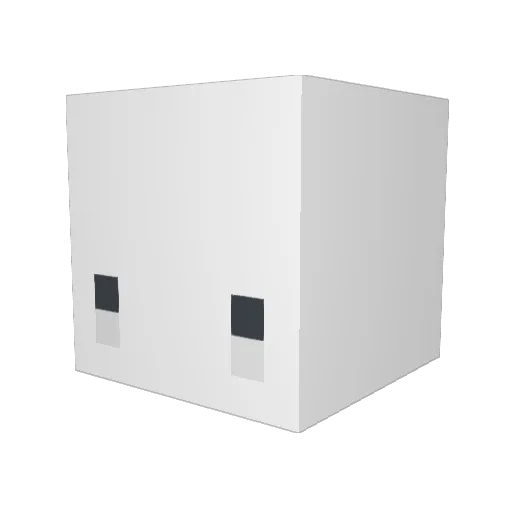 rysskal Minecraft avatar head, 3D render