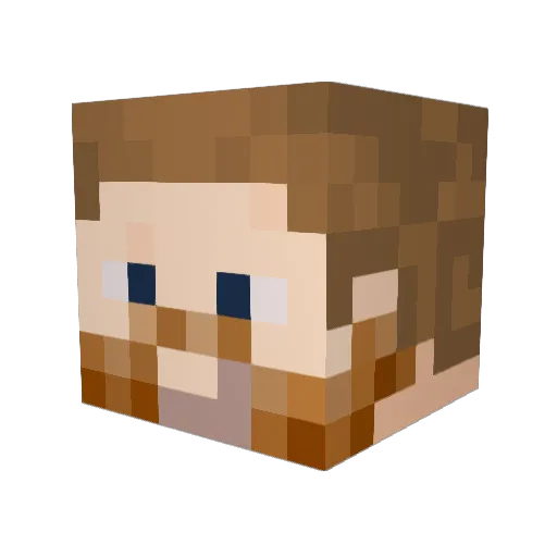 rytheom Minecraft avatar head, 3D render