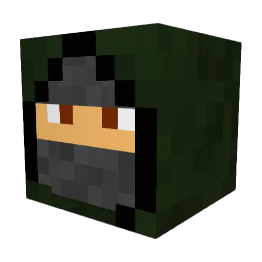 rythor1698 Minecraft avatar head, 3D render