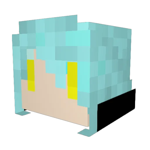 ryu3724 Minecraft avatar head, 3D render