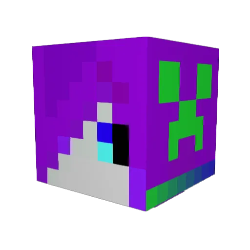 ryu514 Minecraft avatar head, 3D render