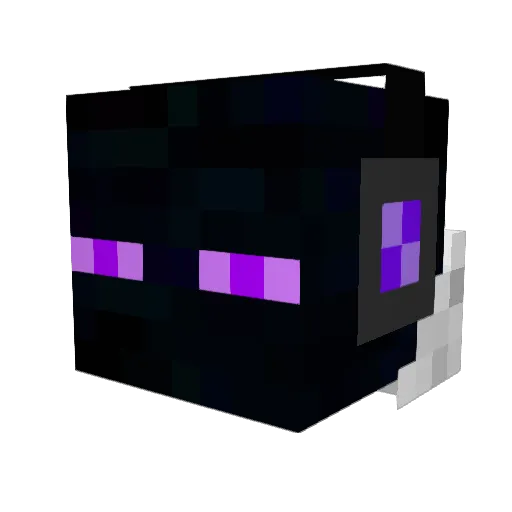 ryuXS Minecraft avatar head, 3D render