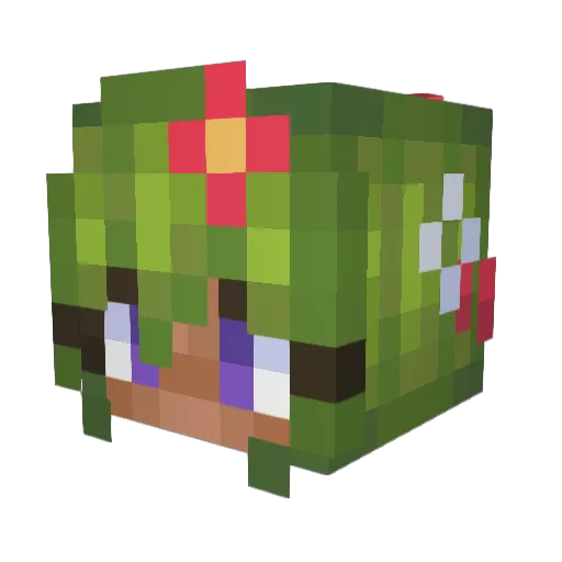 ryugami11 Minecraft avatar head, 3D render