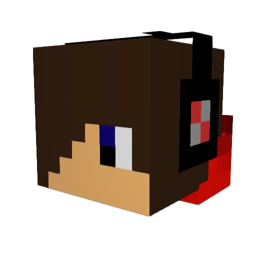 ryujin0226 Minecraft avatar head, 3D render