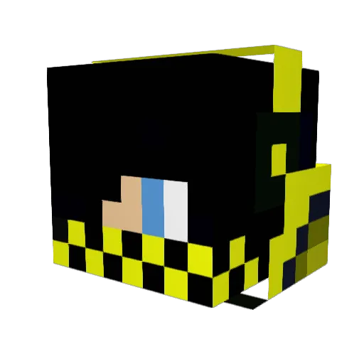 ryuki1108 Minecraft avatar head, 3D render