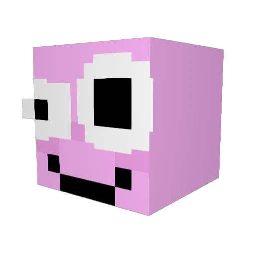 ryul21 Minecraft avatar head, 3D render