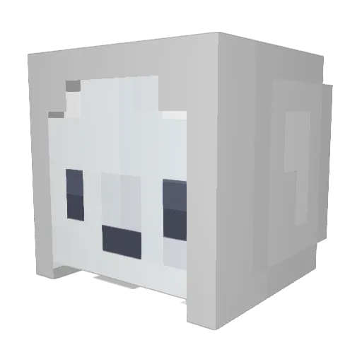 ryuo29 Minecraft avatar head, 3D render