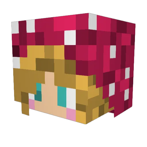 ryuramen01 Minecraft avatar head, 3D render