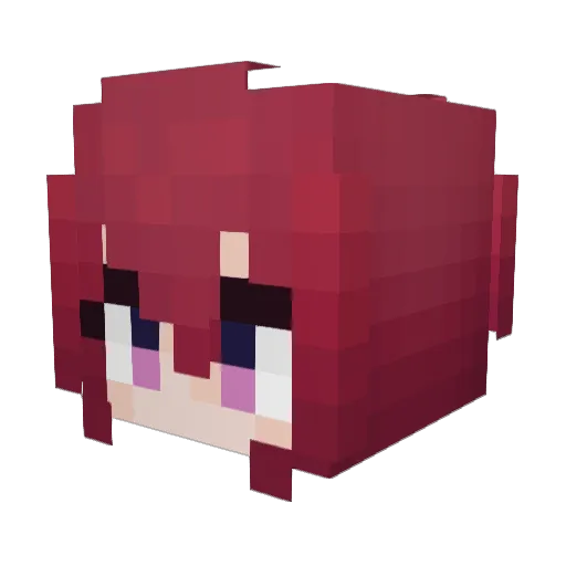 ryusei6325 Minecraft avatar head, 3D render